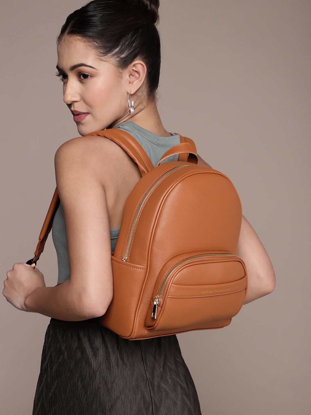 

French Connection Women Backpack, Brown