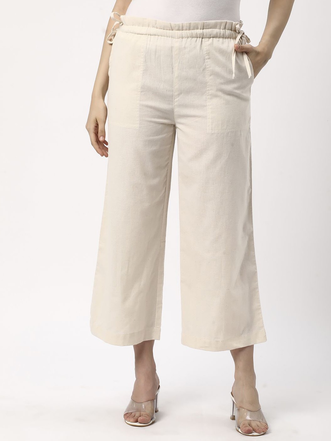 

R&B Women Culottes Trousers, Beige