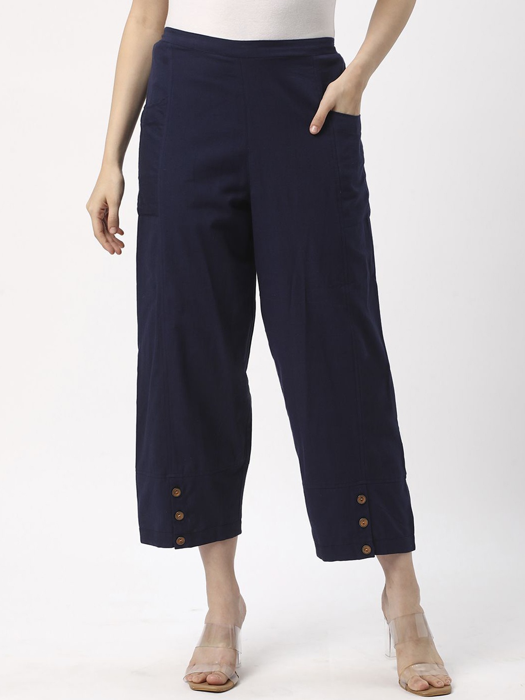 

R&B Women Culottes Trousers, Blue