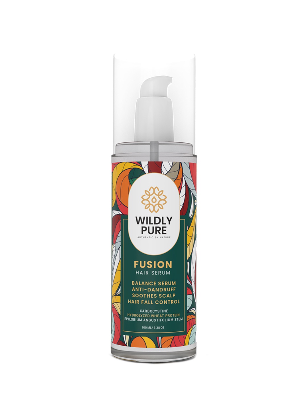 

Wildly Pure Fusion Hair Fall Control Hair Serum with Wheat Flour - 100 ml, Green