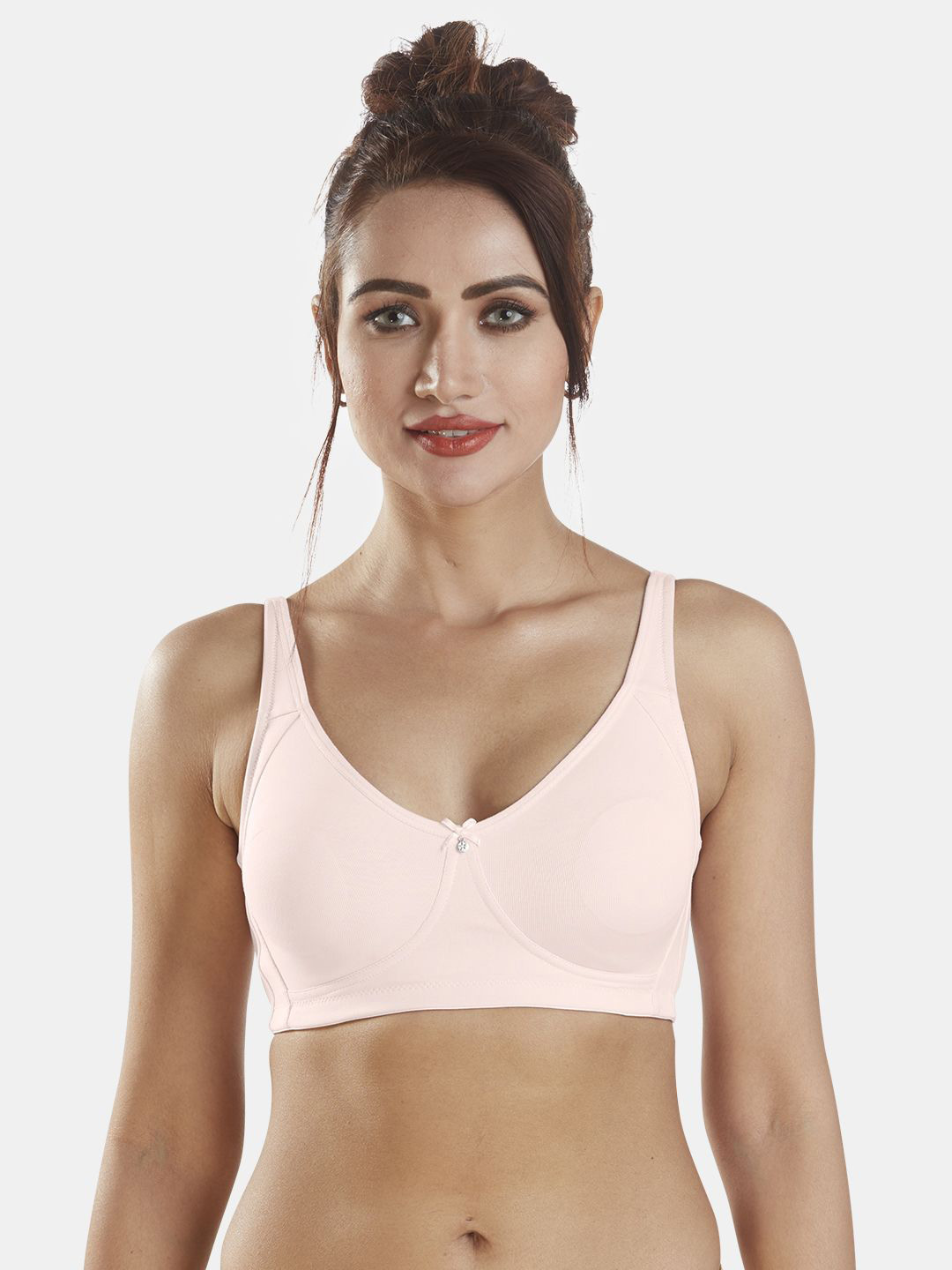 

Dazzle Full Coverage Non Padded Seamless T-shirt Bra With All Day Comfort, Pink
