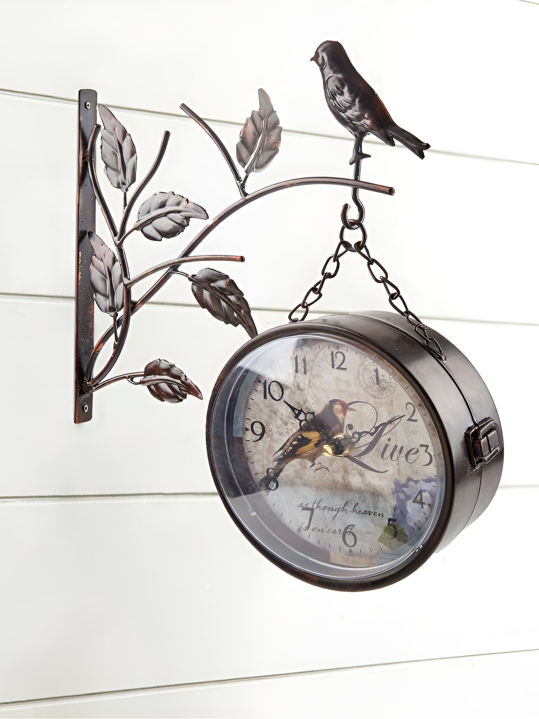 

Home Centre Black & White Vintage Wall Clock