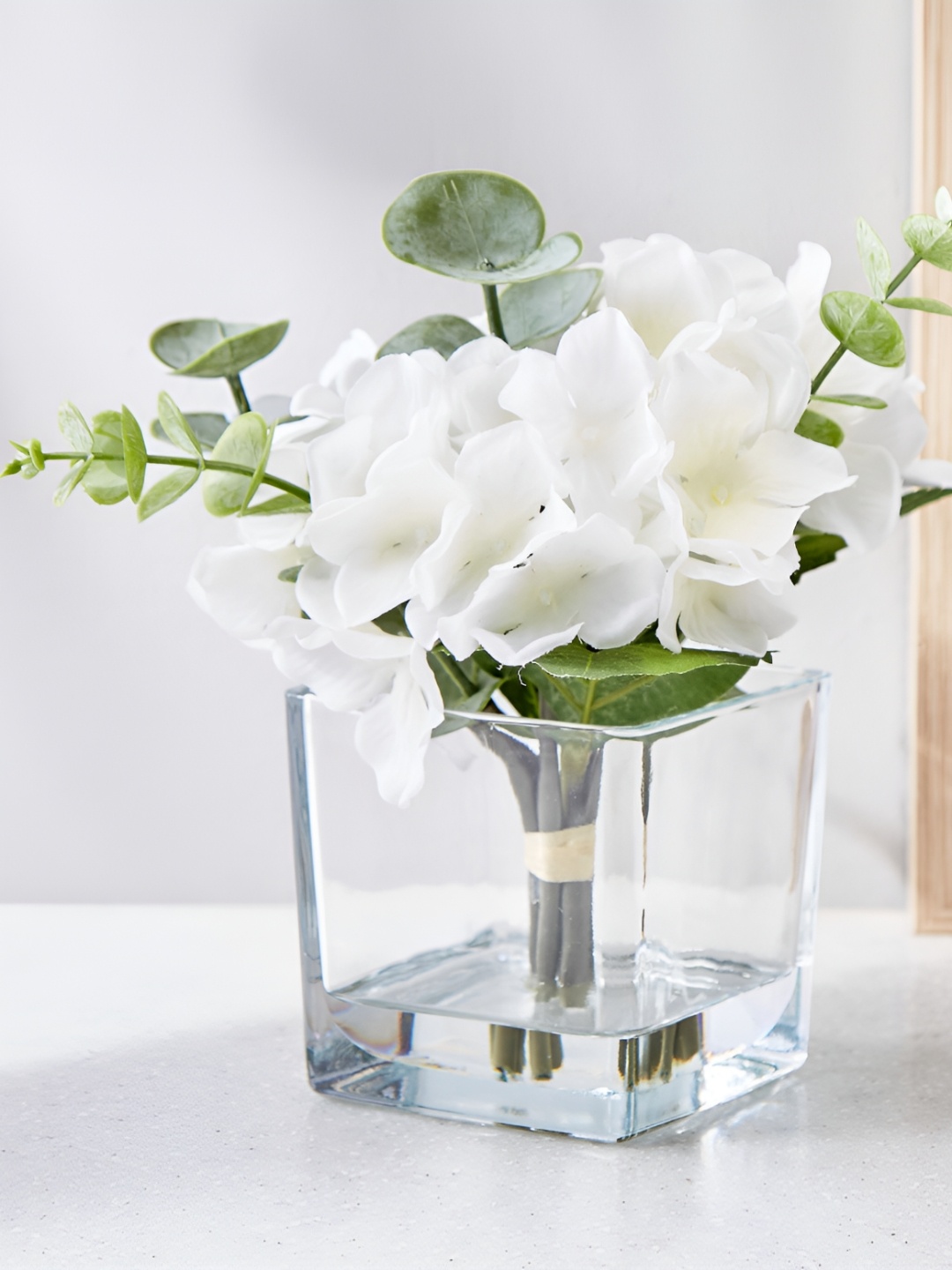 

Home Centre White Artificial Hydrangeas Flower