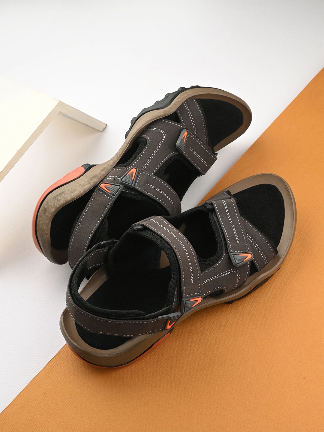 

BUCIK Men BackStrap Trendy Sports Sandal, Grey