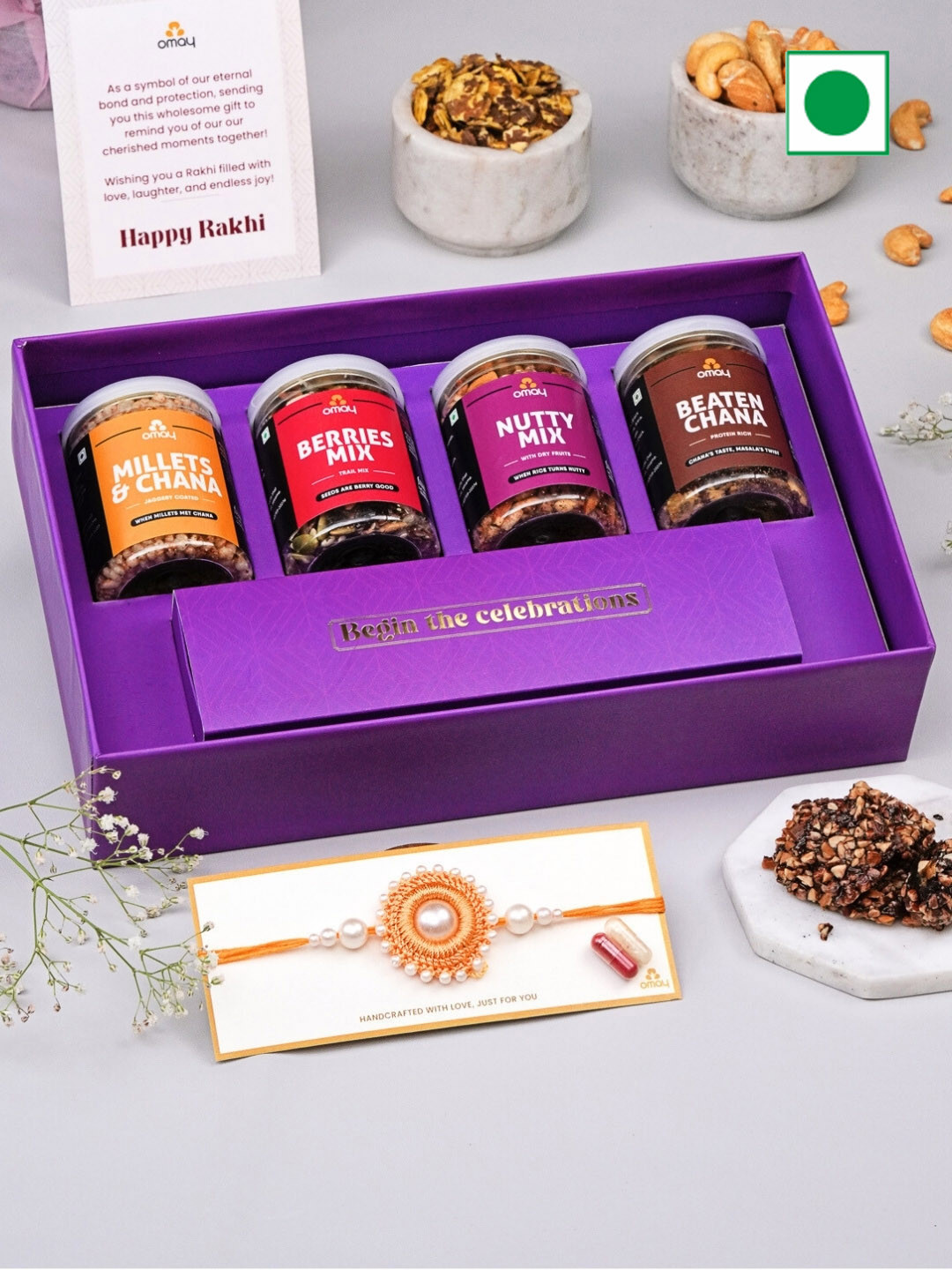 

Omay Foods Set Of 8 Assorted Gifts, Purple