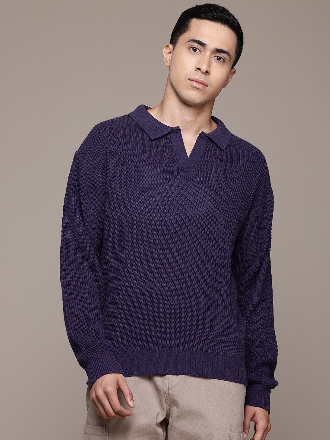 

The Roadster Lifestyle Co. Self-Designed Pullover, Navy blue