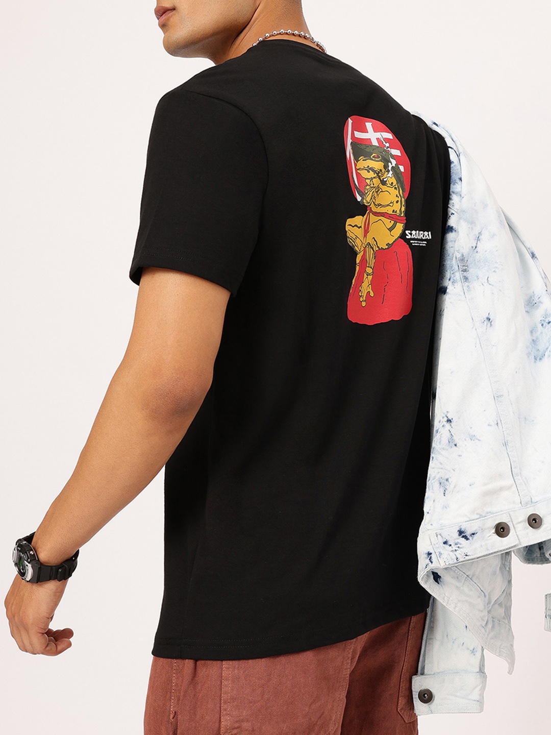 

Kook N Keech Samurai Swag Graphic Print Tee, Black