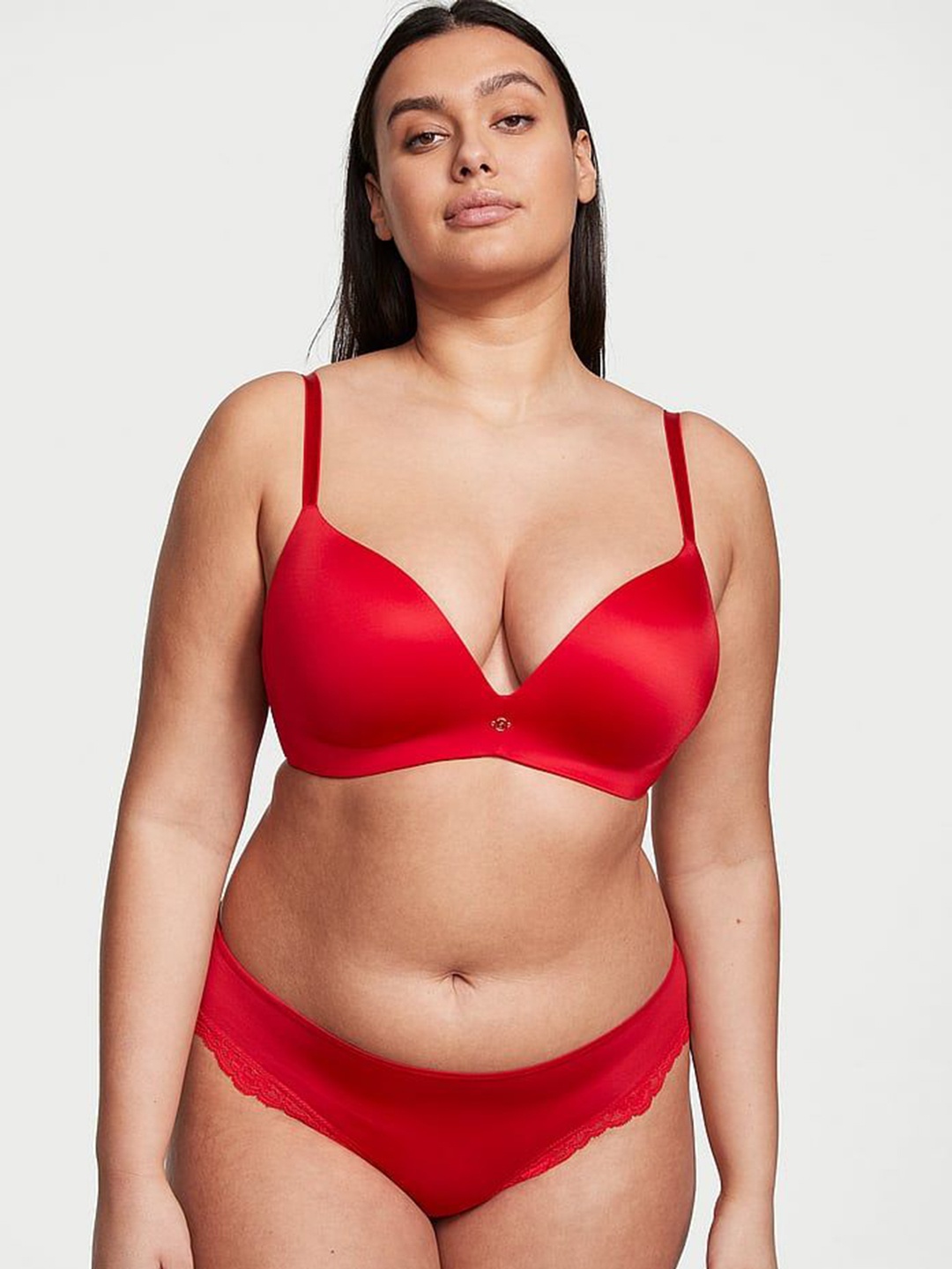 

Victoria's Secret Lace Thong Briegs1121650486Q4, Red