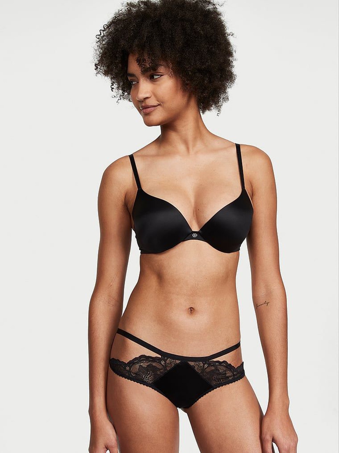 

Victoria's Secret Self Design Basic Briefs 1121585954A2, Black