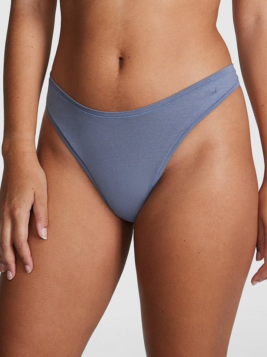 

Victoria's Secret Cotton Thongs Briefs 1124121882O1, Blue