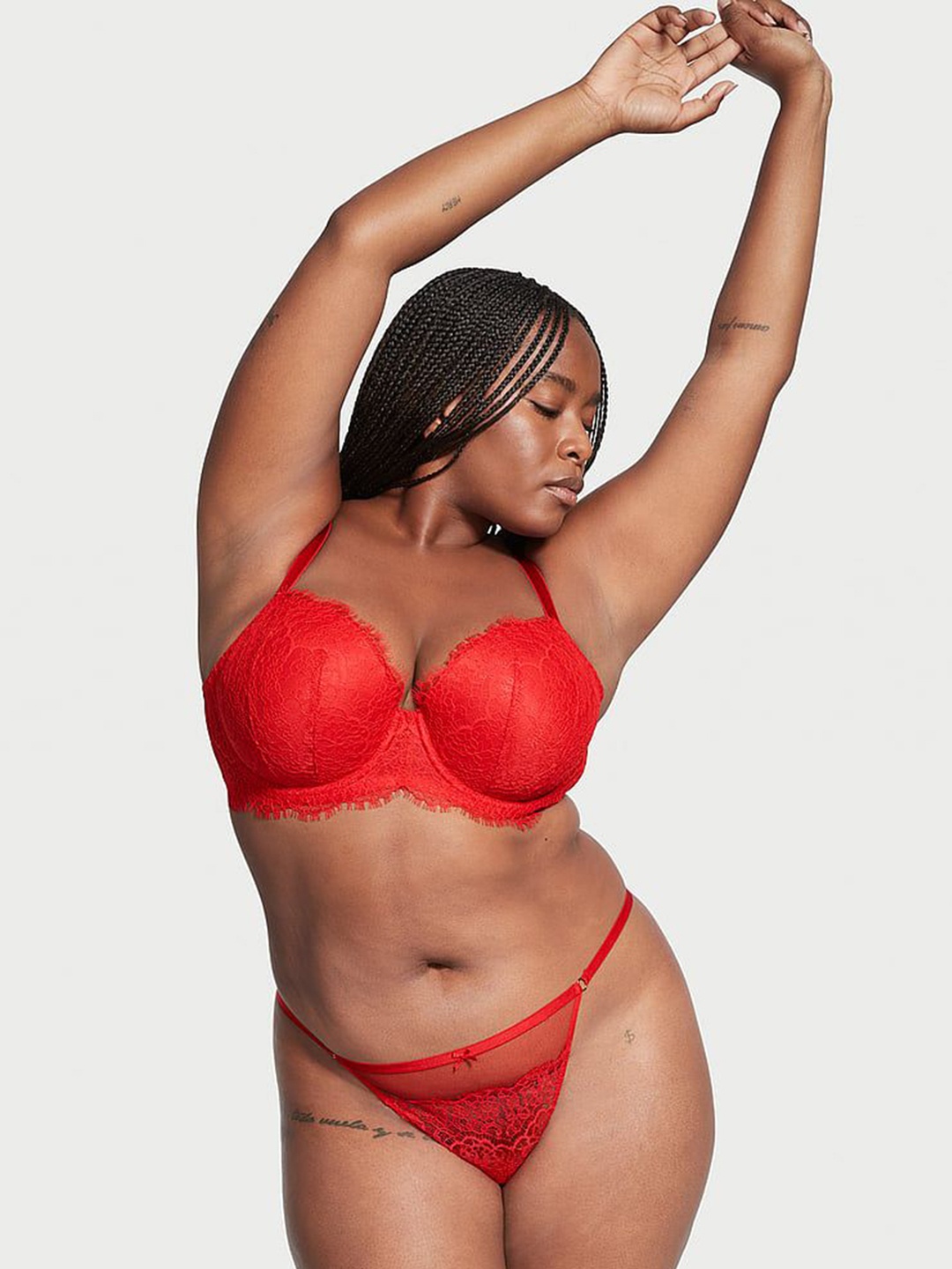 

Victoria's Secret Self Design Thongs Briefs 1120172586Q4, Red