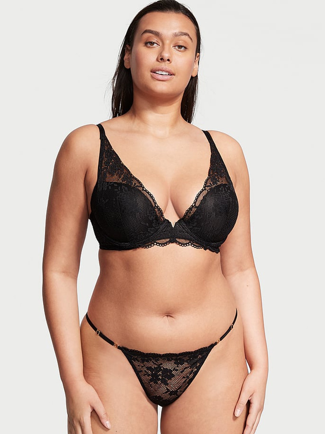 

Victoria's Secret Self-Designed Thongs Briefs 1120113854A2, Black