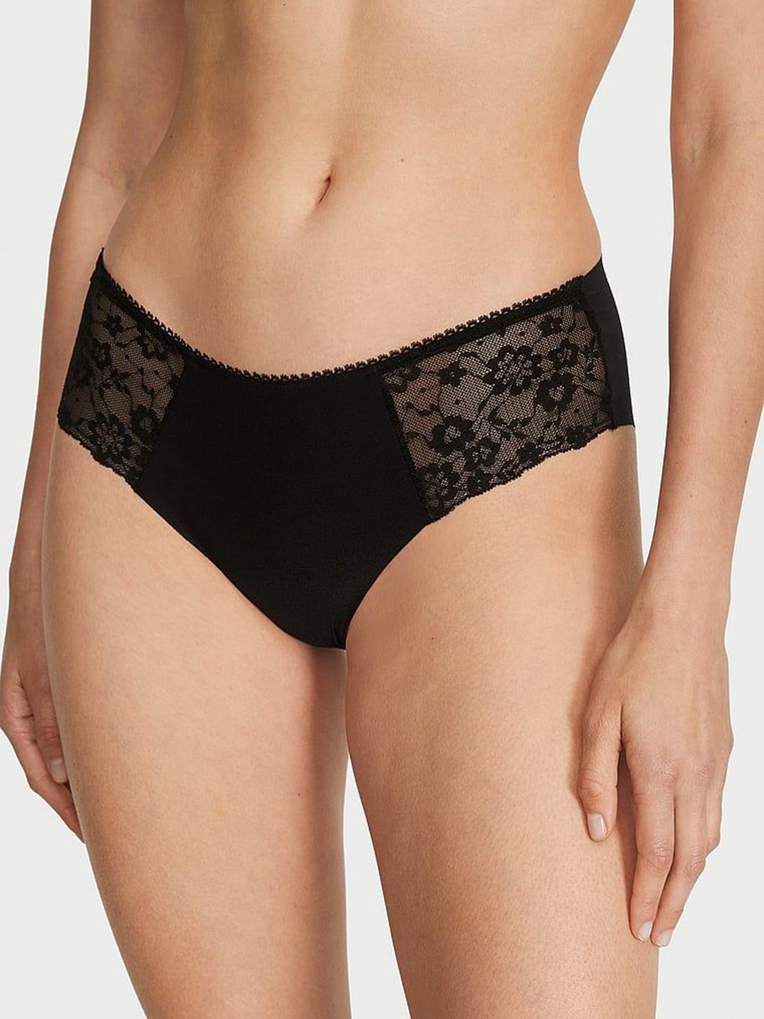 

Victoria's Secret Self Design Lace Hipster Brief- 1122007654A2, Black