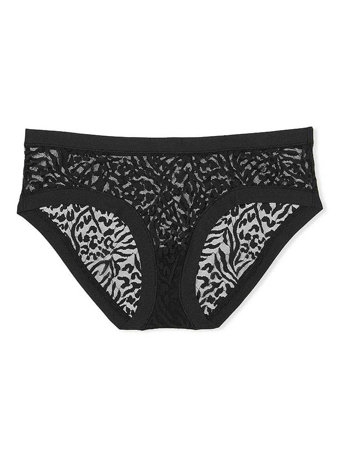 

Victoria's Secret Printed Hipster Briefs 1121910154A2, Black