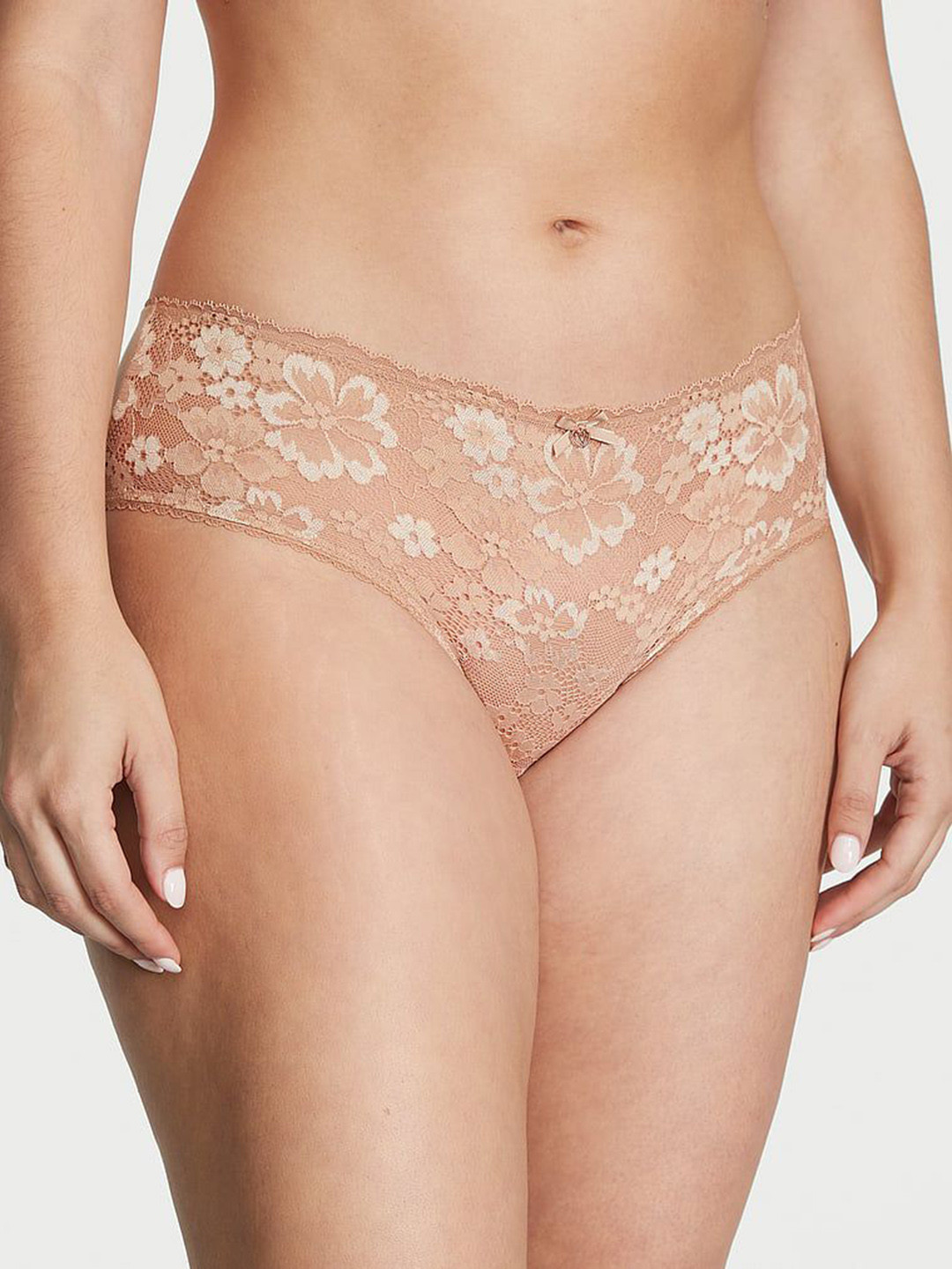 

Victoria's Secret Hiphugger Briefs, Beige