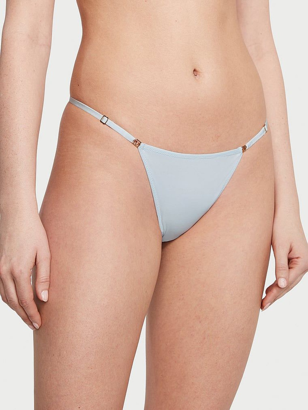 

Victoria's Secret Low-Rise Adjustable String Thong Briefs 1122182748PF, Blue