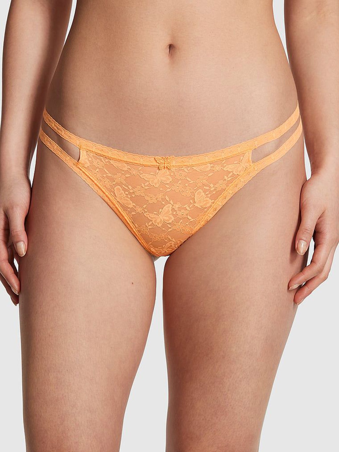 

Victoria's Self Design Low Rise Thongs Briefs 112447284SM4, Orange