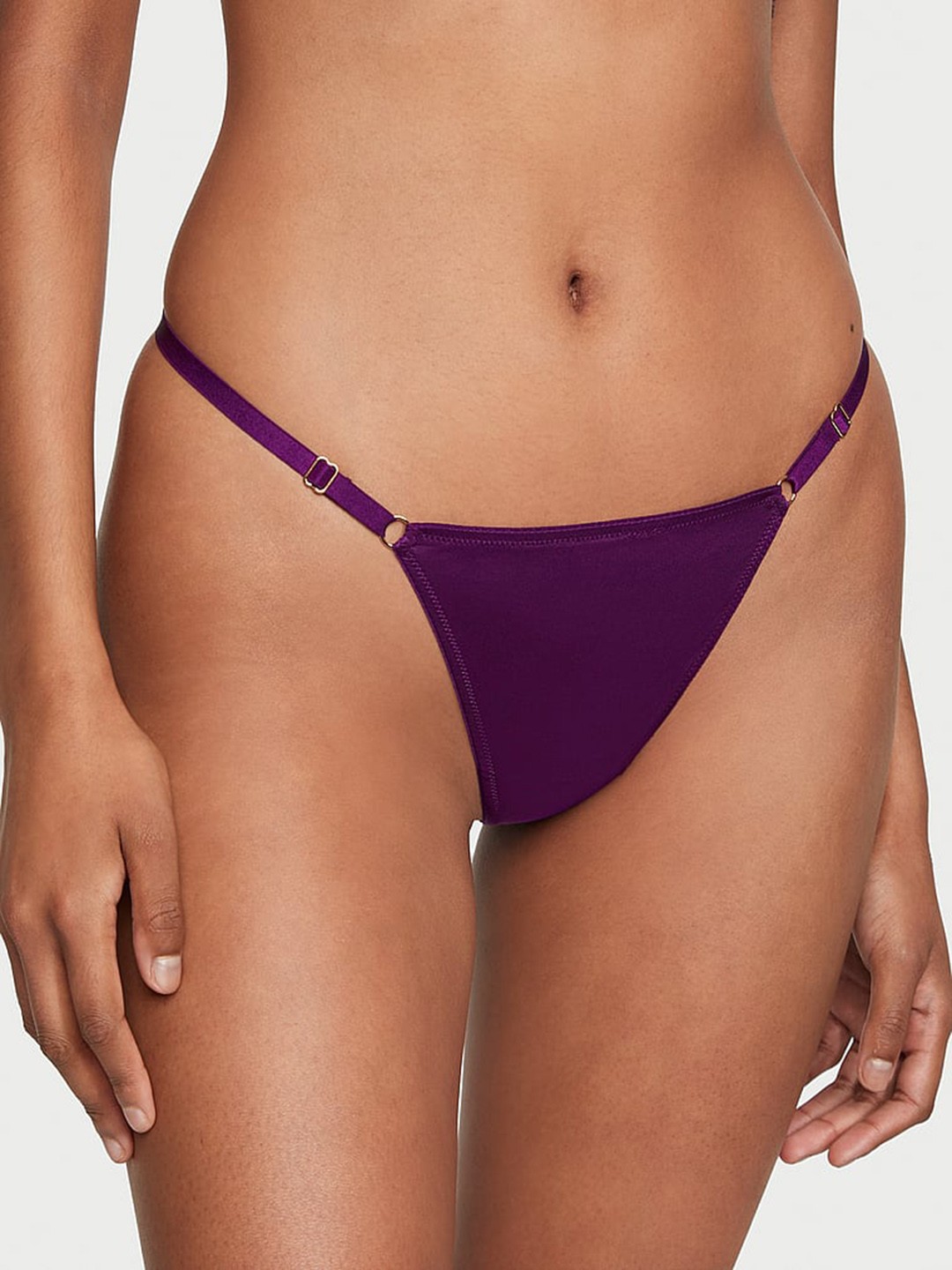 

Victoria's Secret Low-Rise V-String Thong - 1122178427P0, Purple