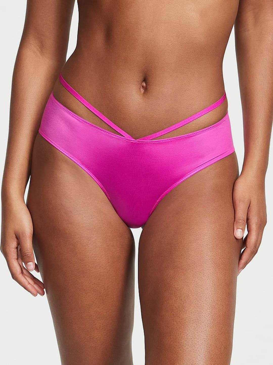 

Victoria's Secret Basic Strappy Briefs 112217871FNR, Pink