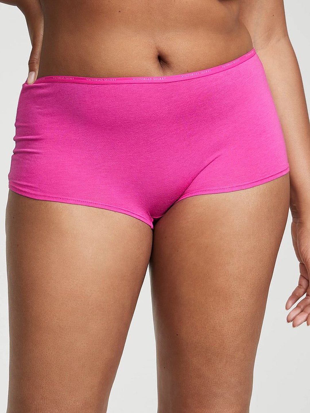 

Victoria's Secret Mid Rise Boy Shorts Briefs 112245111FNR, Pink