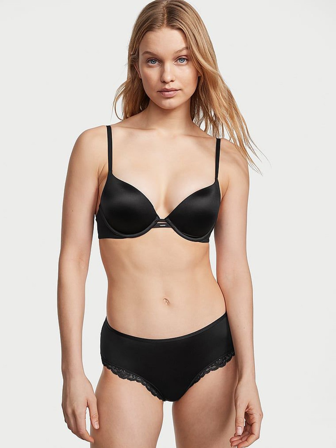 

Victoria's Secret Mid-Rise Basic Briefs- 1121414254A2, Black