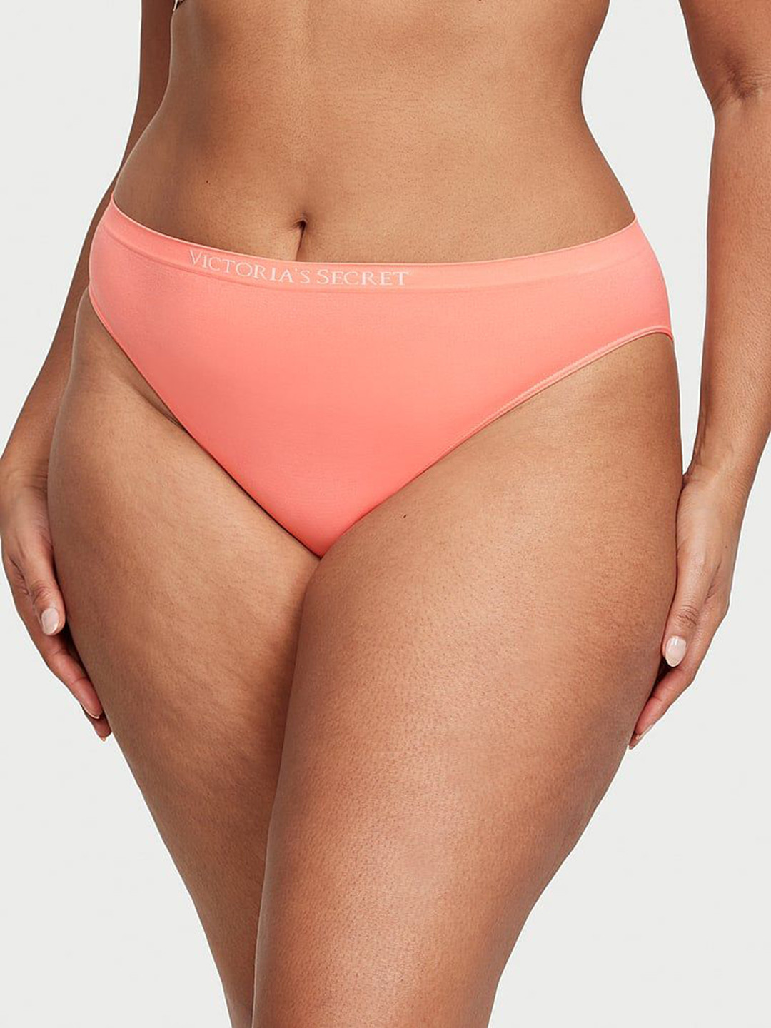 

Victoria's Secret Mid-Rise Bikini Brief - 112225090MIZ, Peach