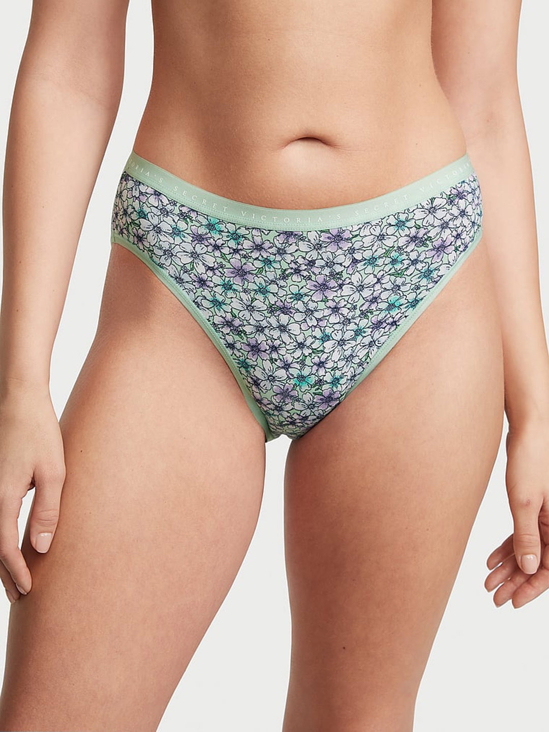 

Victoria's Secret Anti Microbial High-Leg Basic Brief-1116074268PO, Green