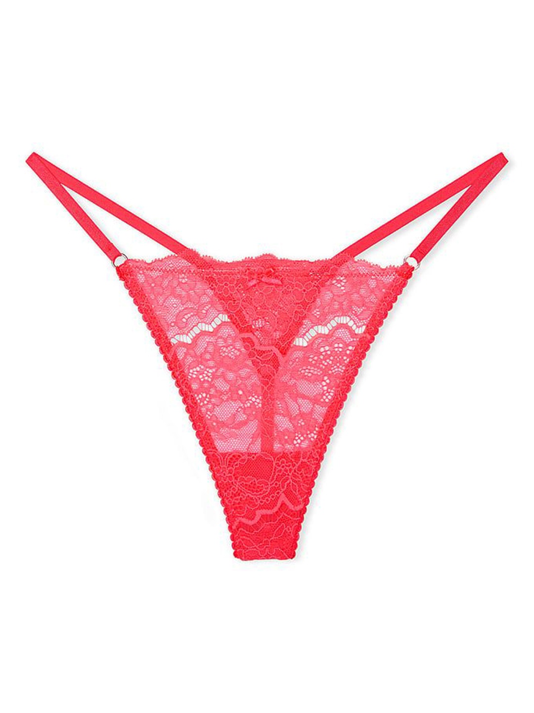 

Victoria's Secret Low-Rise Thong Lace Briefs 112157800E6H, Pink