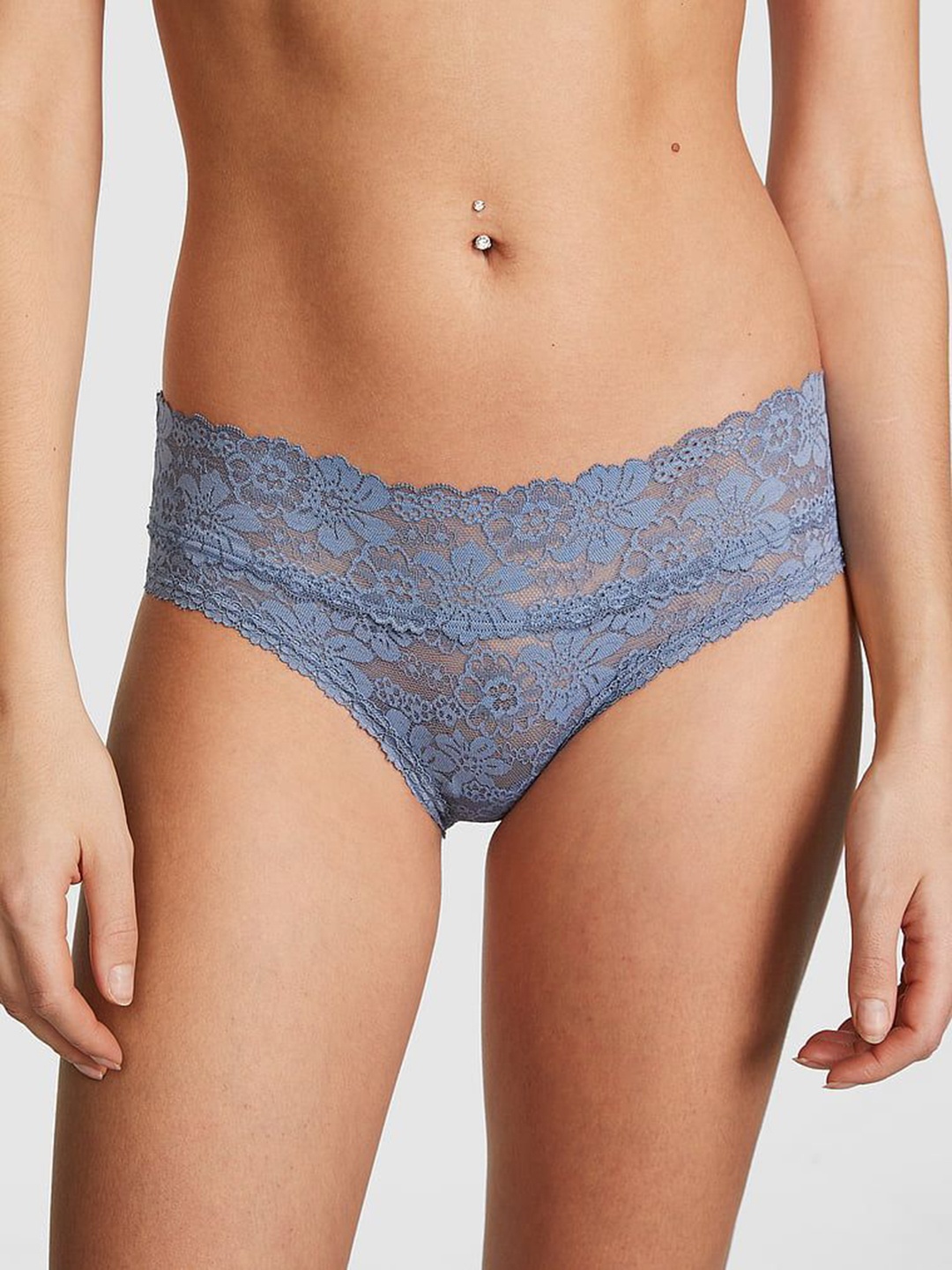 

Victoria's Secret Laced Hipster Briefs 1124270882O1, Blue