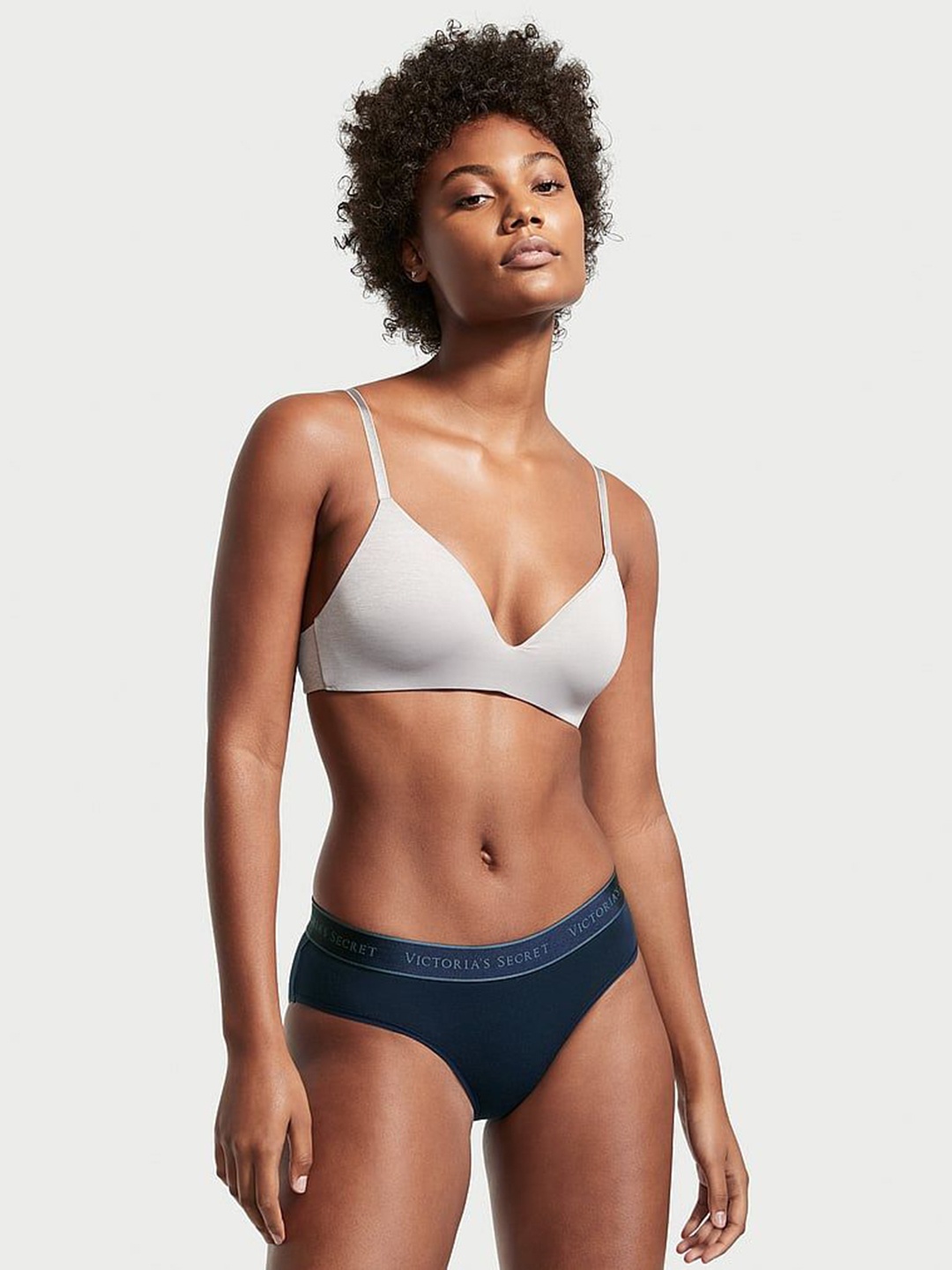 

Victoria's Secret Mid-Rise Hipster Seamless Briefs 111931634X0K, Blue