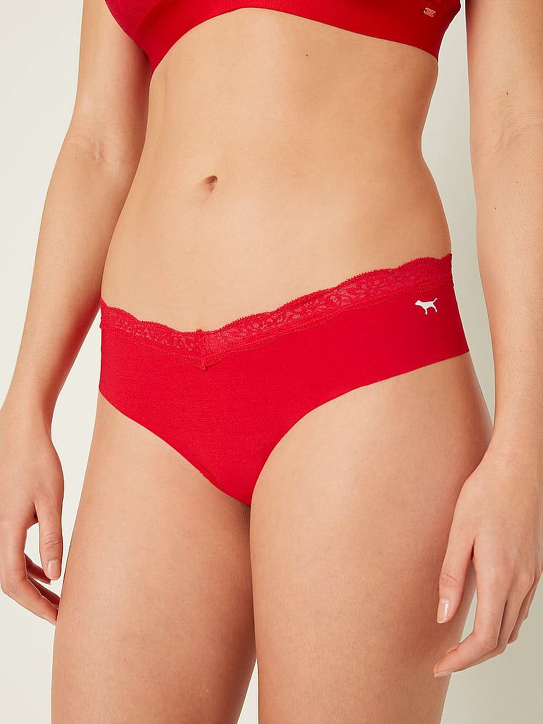 

Victoria's Secret Seamless Basic Briefs 112145193ET8, Red