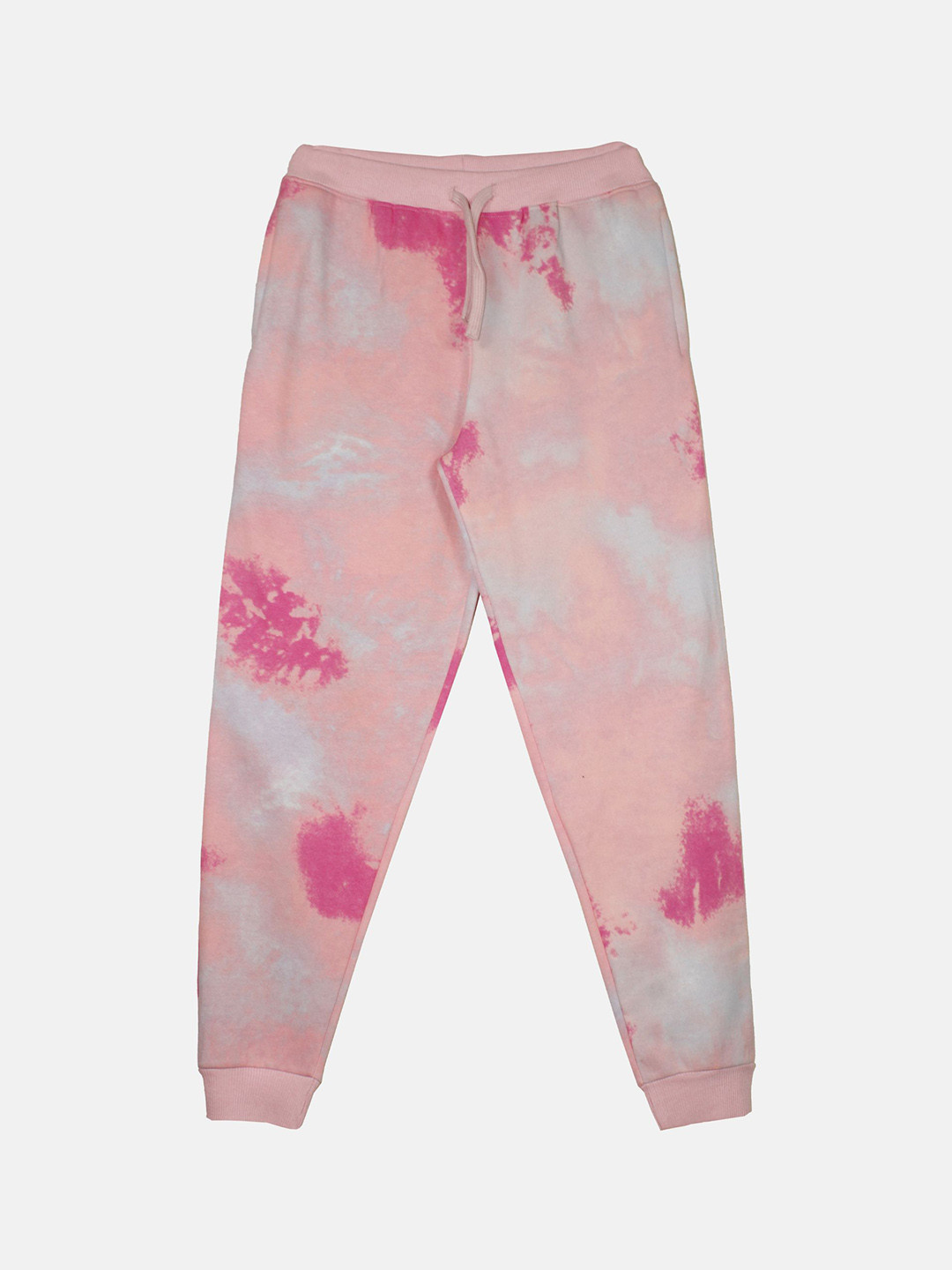

KiddoPanti Boys Printed Fleece Joggers, Pink
