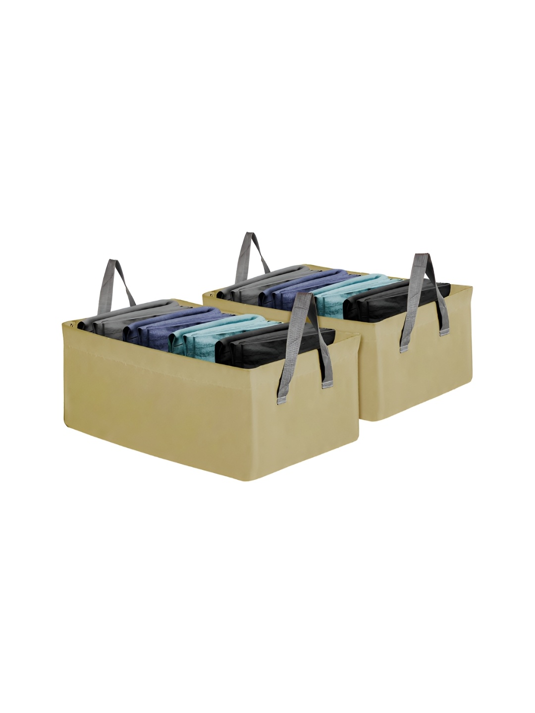

Kuber Industries Brown 2 Pieces Drawer Organiser