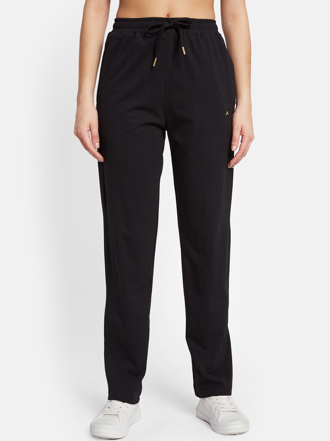 

METTLE Women Cotton Track Pants, Black