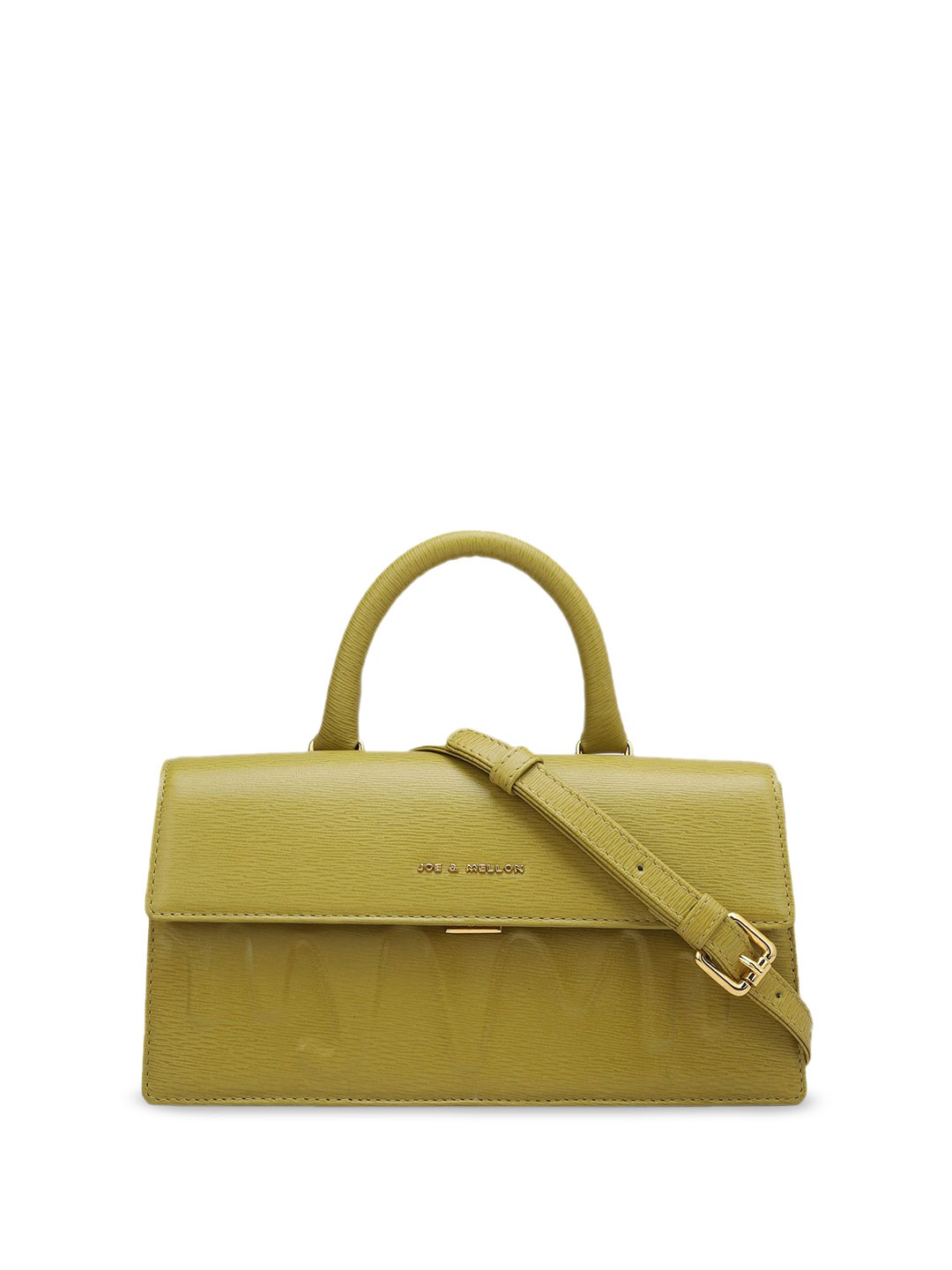 

Joe & Mellon Women Leather Oversized Shopper Handheld Bag with Quilted, Green