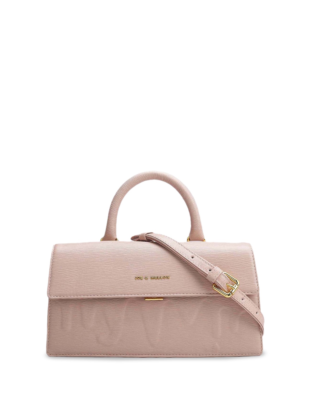 

Joe & Mellon Women Leather Oversized Shopper Satchel with Quilted, Pink