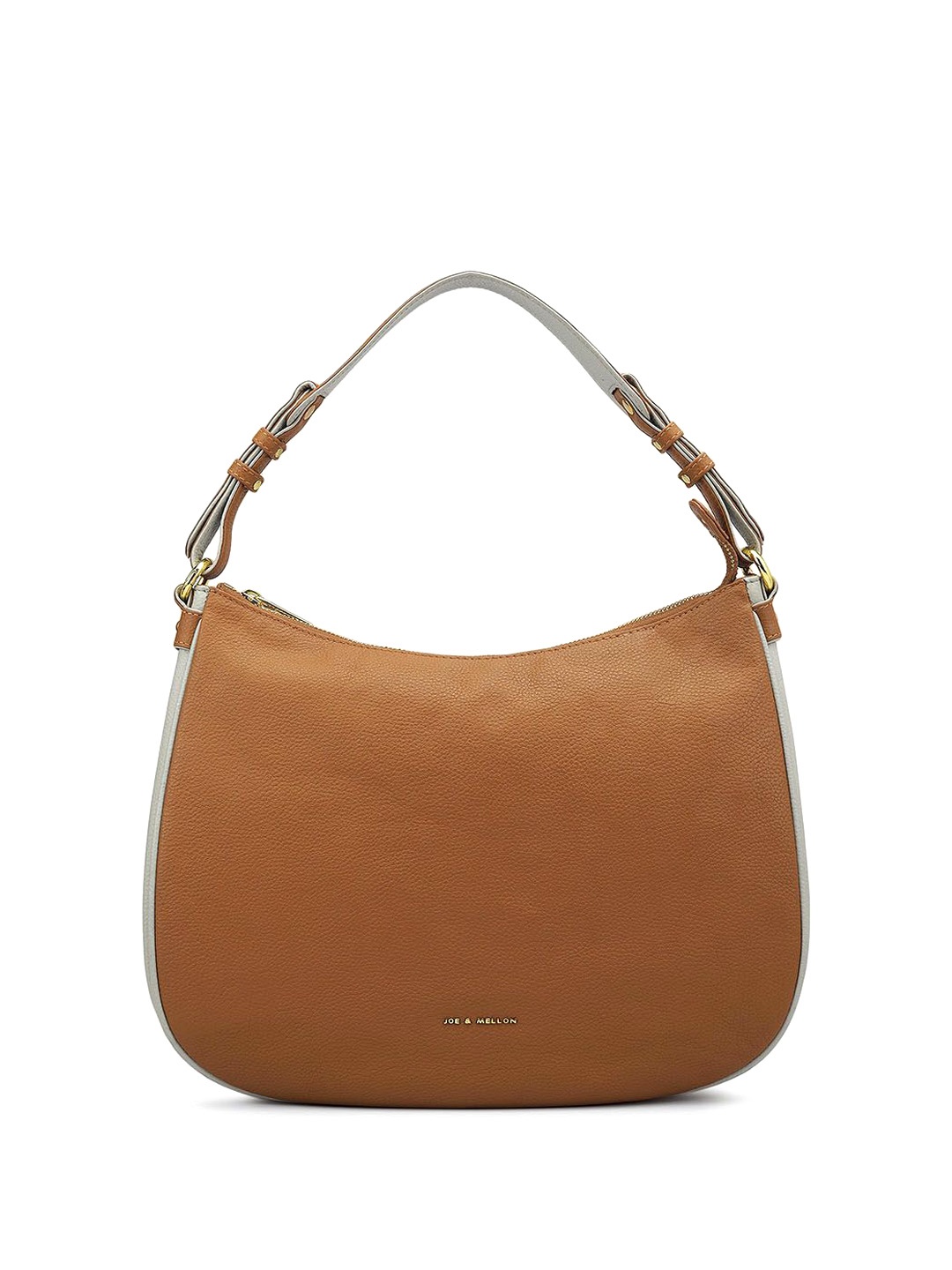 

Joe & Mellon Women Leather Oversized Structured Hobo Bag, Brown