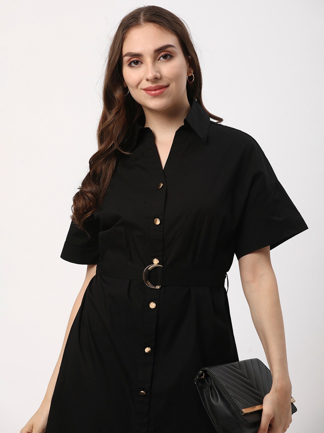 

R&B Black Shirt Dress
