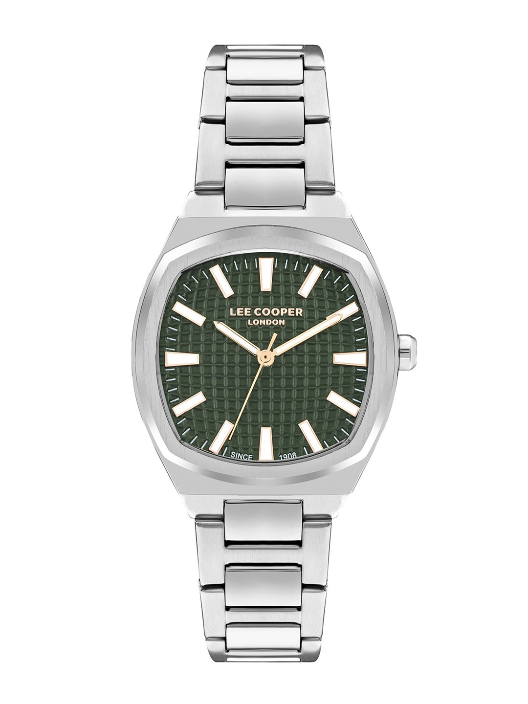 

Lee Cooper Women Dial & Stainless Steel Bracelet Style Straps Watch LC07985.370, Green