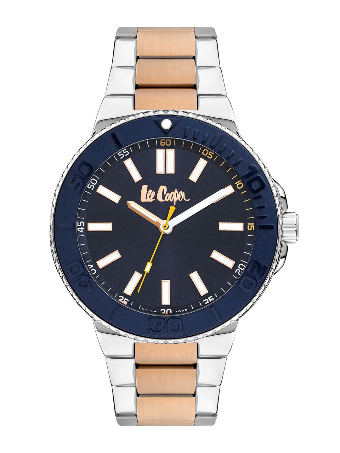 

Lee Cooper Men Dial & Stainless Steel Bracelet Style Straps Watch LC07945.590, Blue