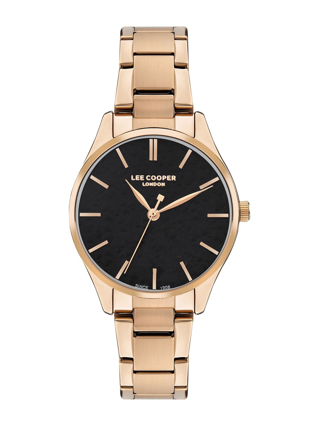

Lee Cooper Women Dial & Stainless Steel Bracelet Style Analogue Watch LC07958.450, Black