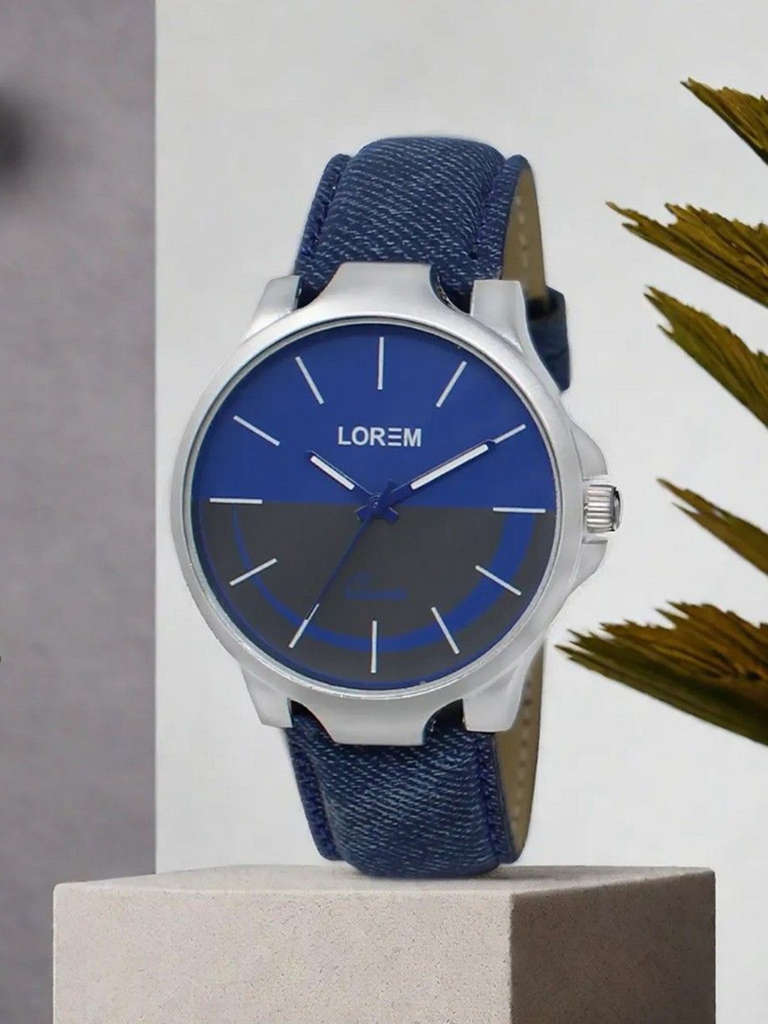 

LOREM Men Dial & Straps Analogue Watch LR24-A, Blue
