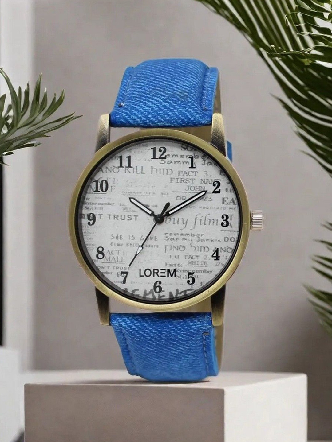 

LOREM Men Dial & Straps Analogue Watch LR28-A, White