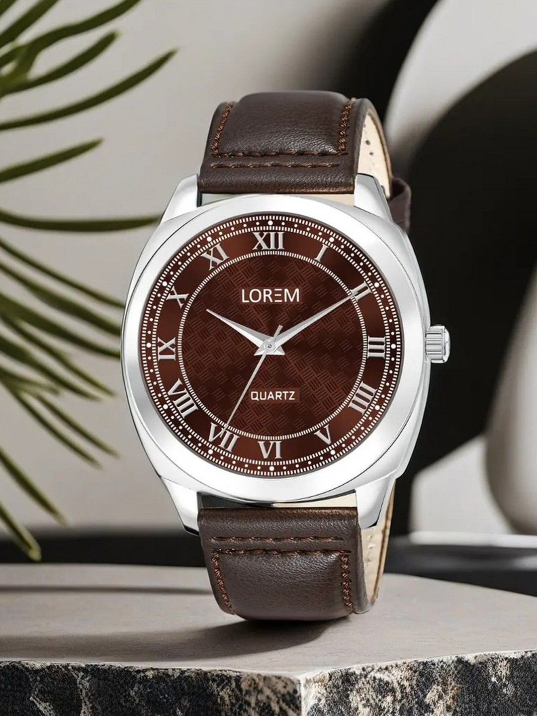 

LOREM Men Dial & Straps Analogue Watch-LR91-A, Brown