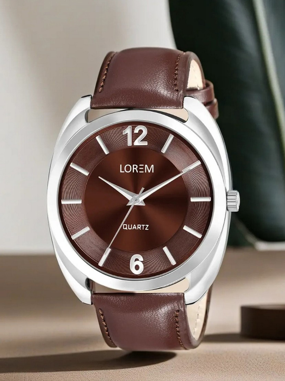 

LOREM Men Dial & Straps Analogue Watch LR79-A, Brown