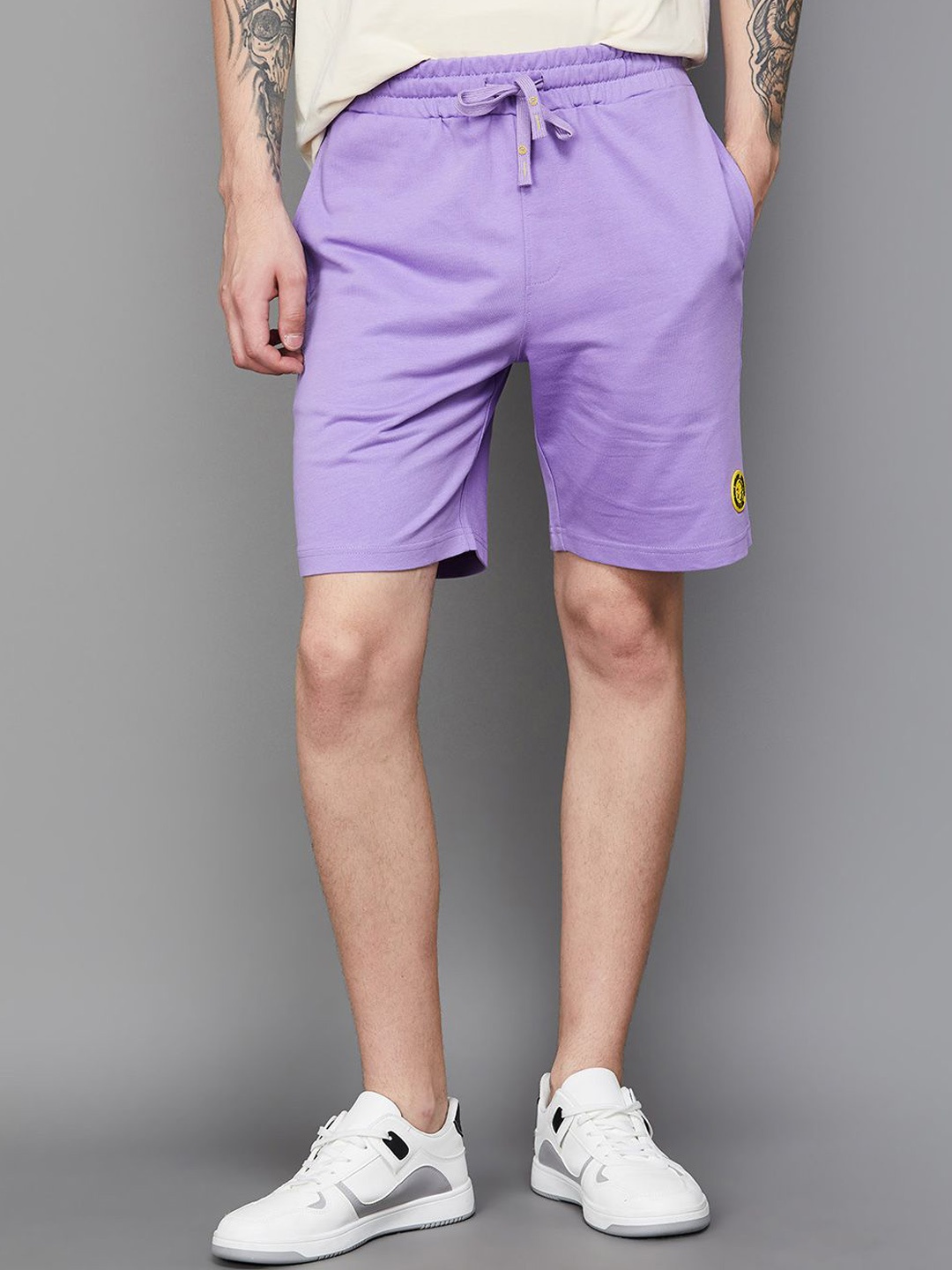 

SmileyWorld Men Shorts, Purple