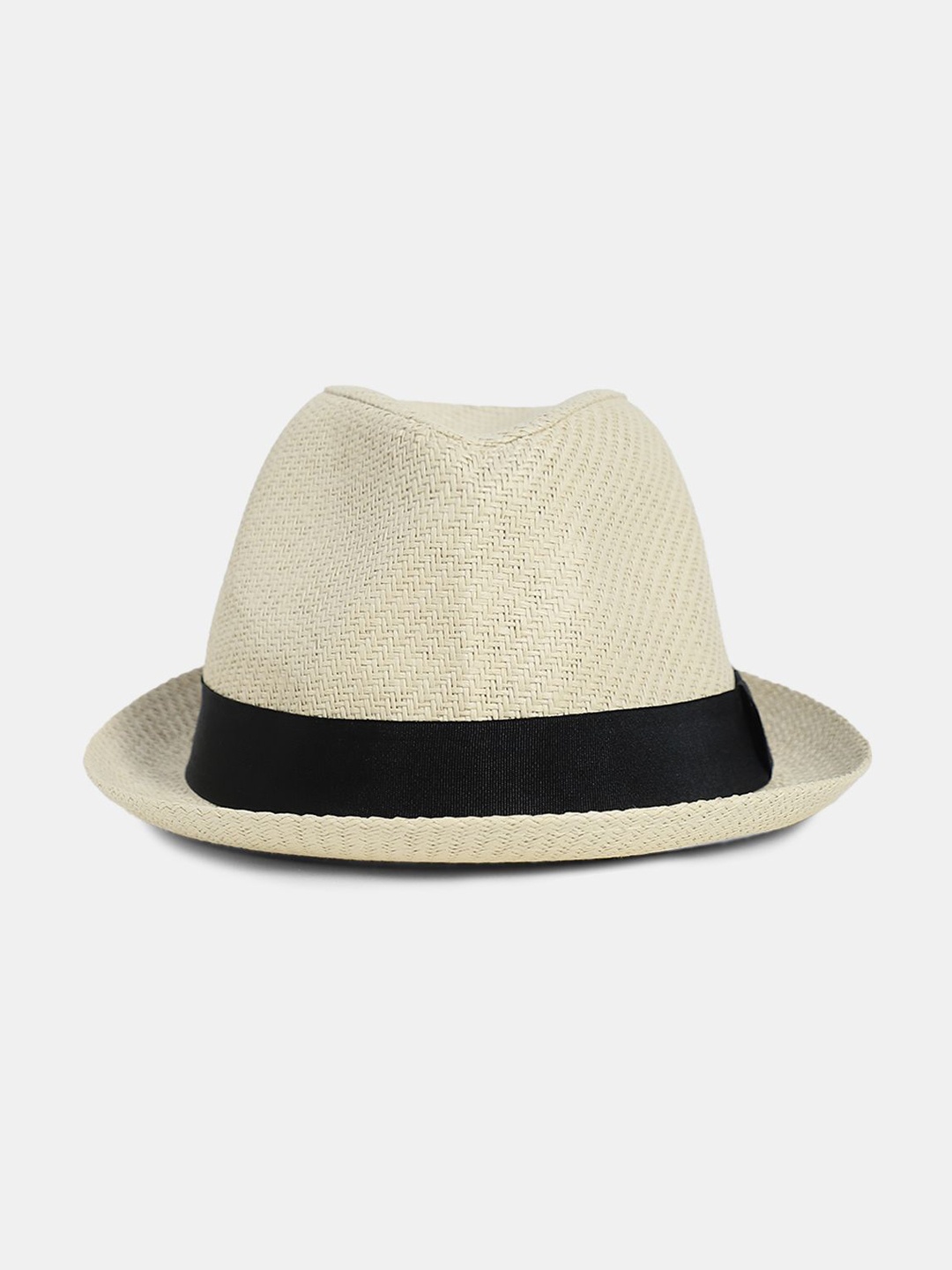 

Jack & Jones Men Beige Self Design Bucket Hat