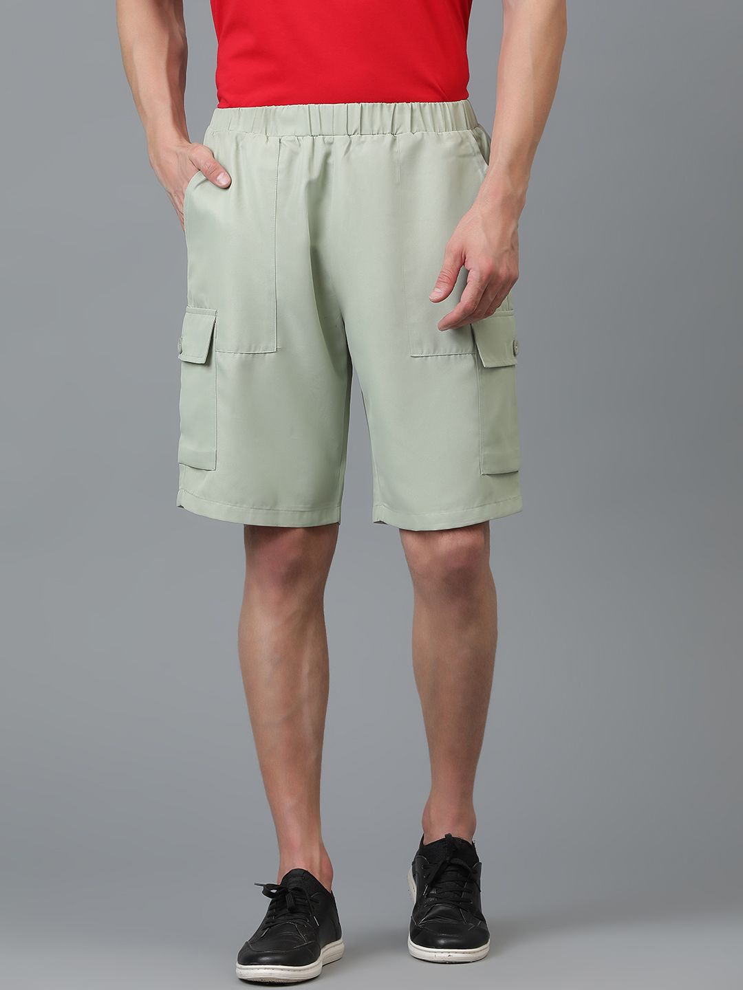 

Kotty Men Low-Rise Chino Shorts, Green