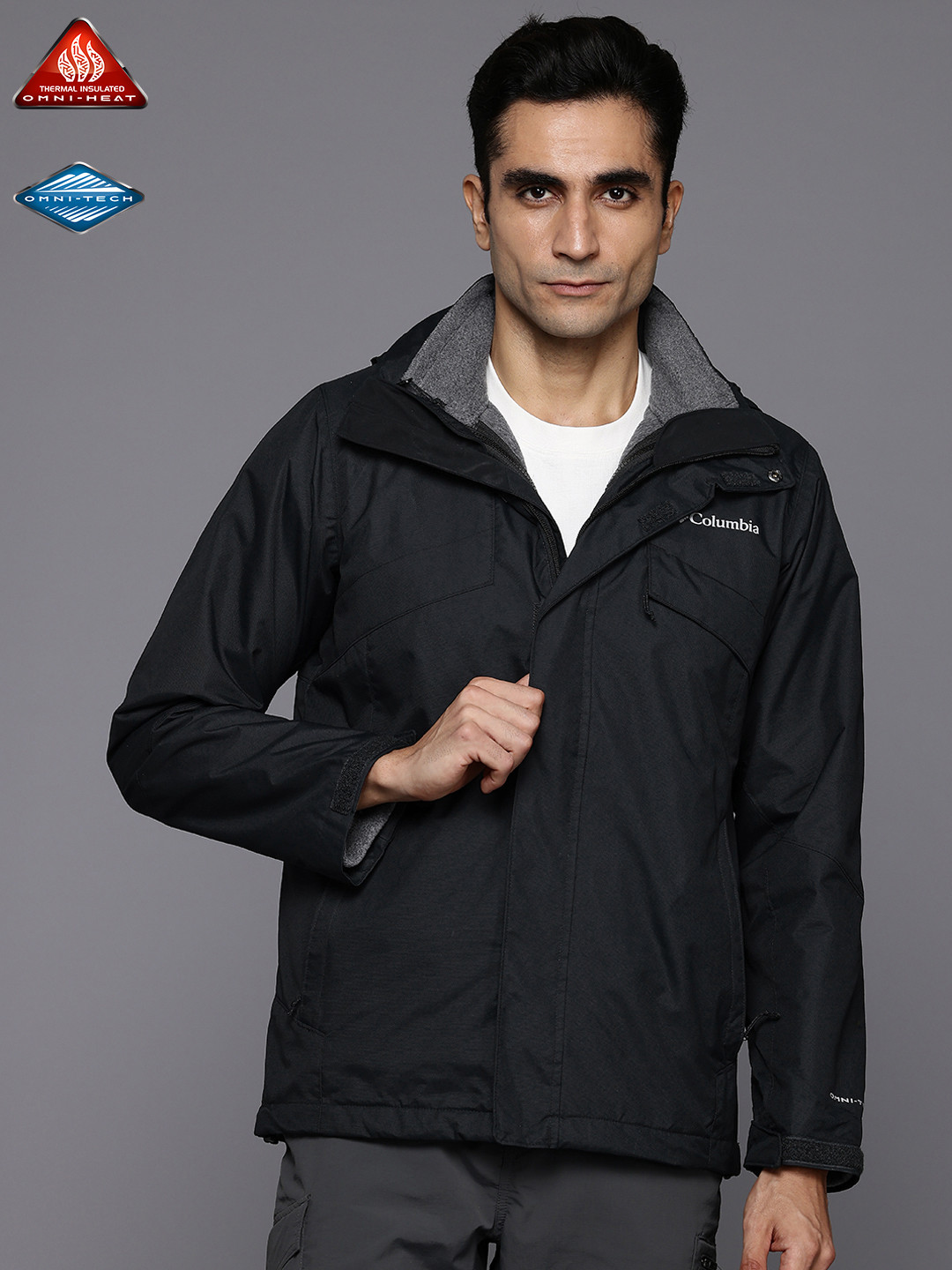 

Columbia Men Reversible Outdoor Sporty Jacket, Black