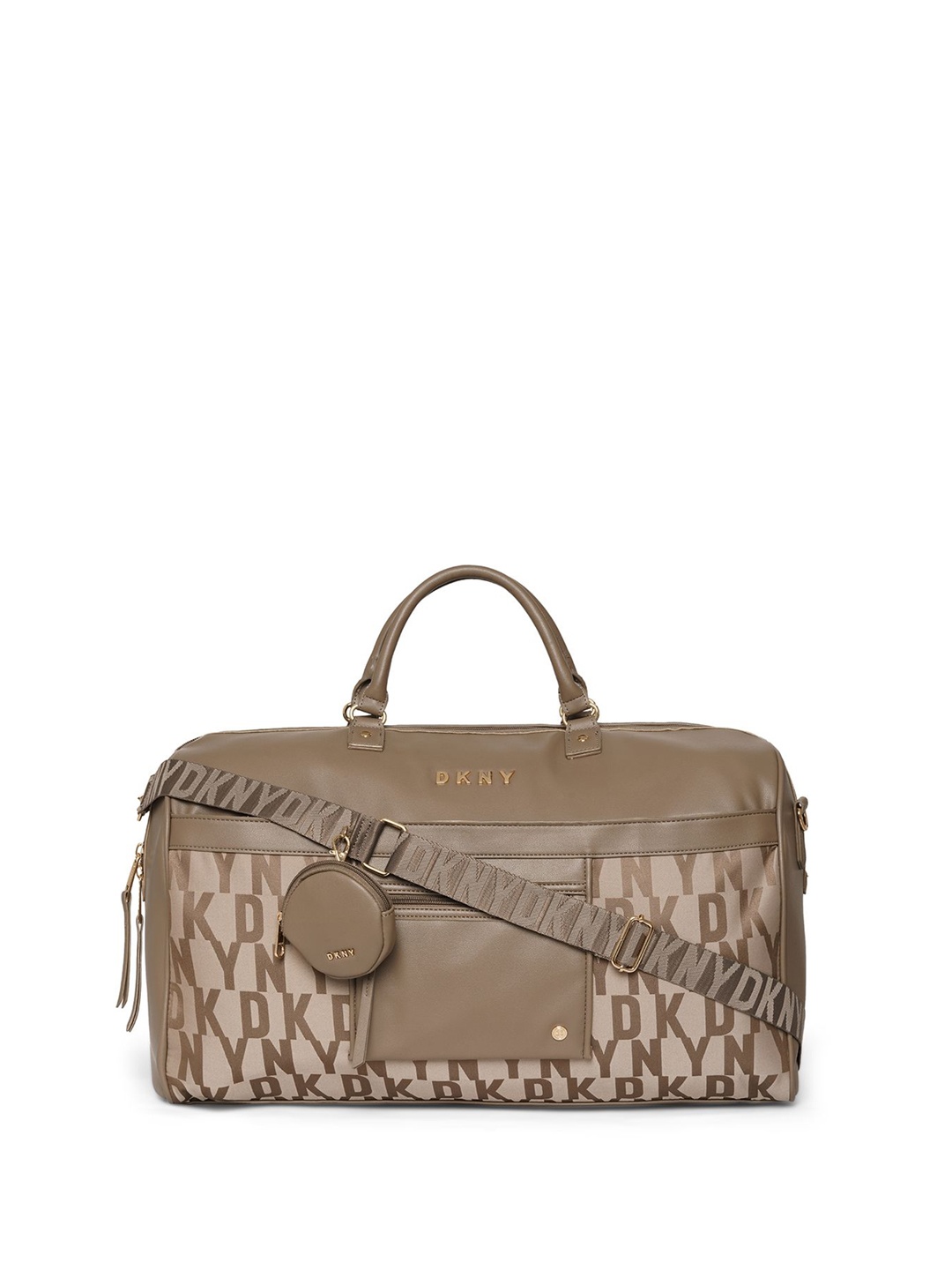 

DKNY ICONIC Range Taupe One Size Soft Duffel Bag, Brown